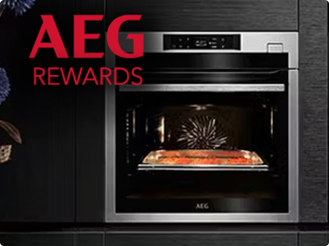 Claim up to <strong>$150 CASHBACK</strong> when you buy any selected  AEG kitchen or laundry appliance